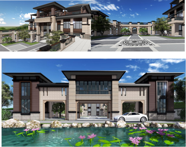 张池村尚文苑外部装修(公装工程)