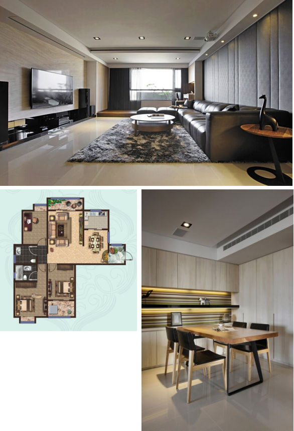 东庭.郡园(现代风格精装房工程)